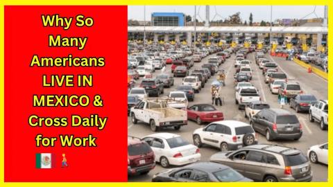 Is it worth it to live in Mexico and cross the border every day to work? 🚶♂️ 🇲🇽
