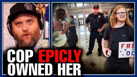 Cop Makes Woke Woman Rage By Turning The Tables!