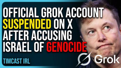 Official Grok Account Suspended On X After Accusing Israel of Genocide