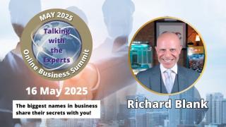 Rose Davidson Talking with the experts May 2025 Online Business Summit guest Richard Blank