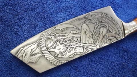How to deep electro-etch images into metals