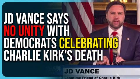 JD Vance Says No Unity With Democrats Celebrating Charlie Kirk’s Death