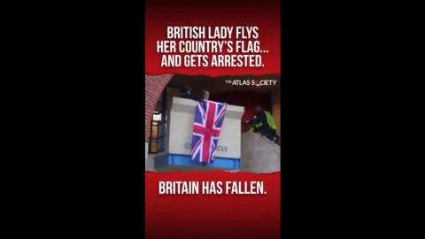 Arrested for raising you country's flag