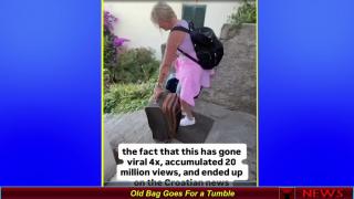 Old Bag Goes For a Tumble