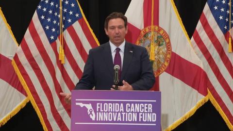 Governor Ron DeSantis and First Lady Casey DeSantis Highlight Success of Florida Cancer Initiatives