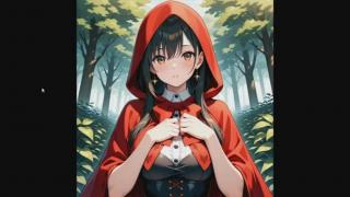 My AI Harem Pics of the Day Episode 88 2 Black Haired Waifus, A Maid, and Red Riding Hood