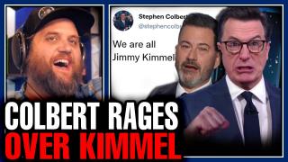 Woke Hollywood Living In Fear! Colbert RAGES, The View Cries! The Left Is Scared Of Jimmy Kimmel