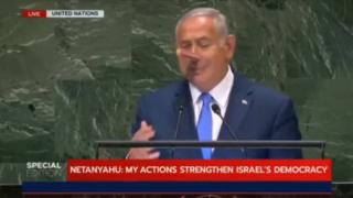 Most important part of Netanyahu's speech to the UN