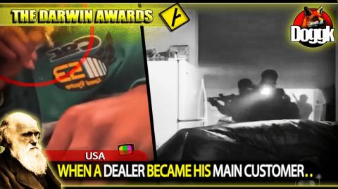 DARWIN AWARDS : WHEN A DEALER BECAME HIS MAIN CUSTOMER.. (USA) >> SILLY !!