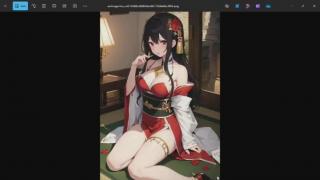 My AI Harem Pics of the Day Episode 84 Darth Zannah, A Wolf Girl, A Maid, and a Black Haired Waifu