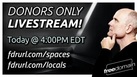 DONORS ONLY LIVESTREAM WITH STEFAN MOLYNEUX