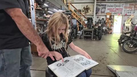 Can I Teach My Daughter to Fix and Ride a BARN FIND Harley Motorcycle