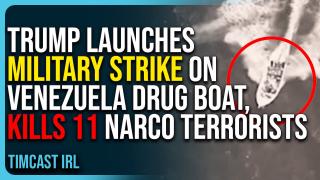 Trump Launches Military Strike On Venezuela Drug Boat, Kills 11 Narco Terrorists