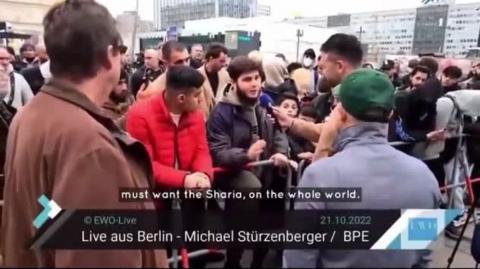 "When Muslims become the majority, we will take over Germany by force"
