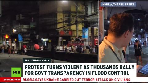 Trillion Peso March | Dozens of policemen wounded in Manila protests