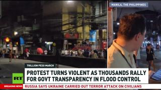 Trillion Peso March | Dozens of policemen wounded in Manila protests