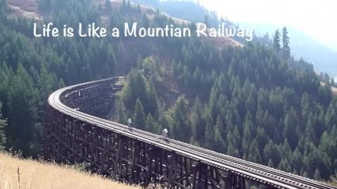 Extreme Railbiking on an Abandonned Mountain Railway