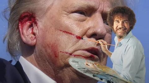 Trumps Fake Ear Fix