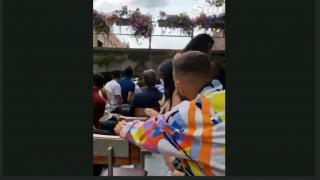 The retard has been sucking too many cocks and her head was full