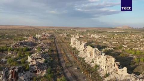 Destroyed city of Marinka only has one resident left