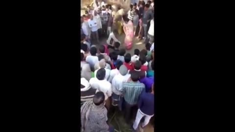 Sharia law in action - women beaten in the street
