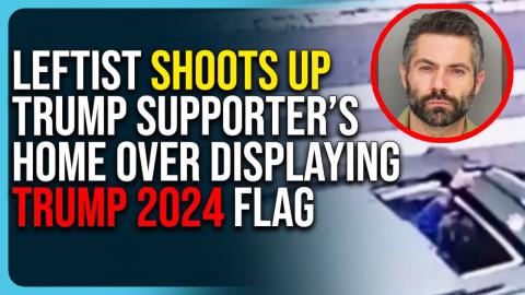 Leftist Shoots Up Trump Supporter’s Home Over Displaying Trump 2024 Flag