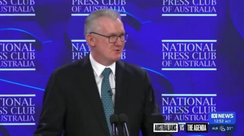 Australian JEW FUNDED ARSE LICKER - Home Affairs "Corporate Officer" Tony Burke has boasted about denying Candace Owens a Visa