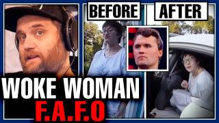 Woke Liberal ARRESTED & Roasted By Arrested Officer After Desecrating Charlie Kirk Memorial!