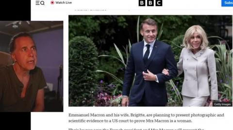 Leaking - Brigitte Macron's Vagina ------- Macron was Rothchilds Banker.......