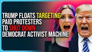 Trump Floats Targeting Paid Protesters To Shut Down Democrat Activist Machine