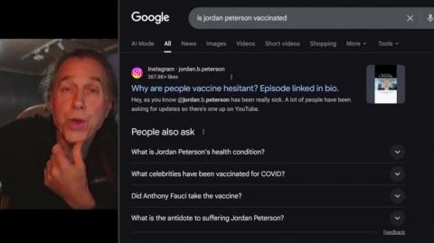 Jordan Peterson - Vaxxed Up - Near Death - In Jewish Denial