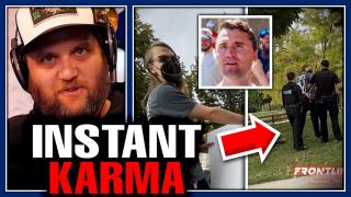 Instant Regret! Trans Radical Storms TPUSA Booth & Gets Arrested Immediately