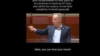 Australian Senator Nick Mckim puts the parliament in their place as he stands for Gaza