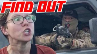 Libs Freak Out as ICE Points Weapons at People Threatening Them