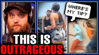 Entitled Waitress Runs Father & Children Off The Road Over Not Tipping Enough!