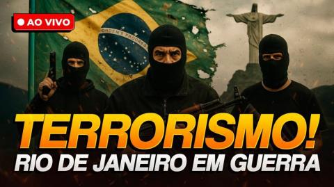 O terrorismo organizado no Rio de Janeiro é o retrato do governo do comunista Luis Inácio (28/10/2025 - PH Vox)