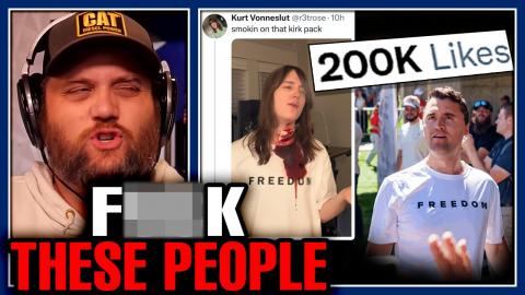 Instant Regret For CREEPS Dressing As Charlie Kirk For Halloween We Cannot Co-Exist With These Folks