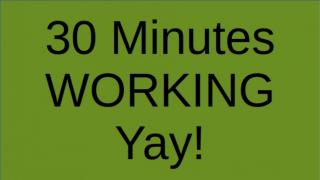 Pomodoro Video - 30 Minutes Working - 30 Minutes Resting. Download as video and audio.... Ticking Clock or waves crashing on the beach.