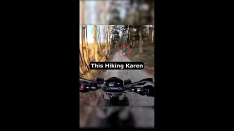Hiking Karen Gets INSTANT KARMA