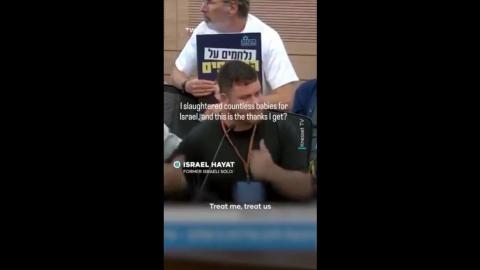 IDF Soldier Admits The Murder Of Children And Innocents