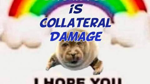 Human sacrifice is collateral damage