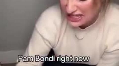 Pam Bondi behind the scenes these days  (Satire trigger warning)