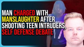 Man Charged With Manslaughter After Shooting Teen Intruders, Self Defense Debate