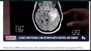 BIRTH CONTROL SHOT USED BY 25% US WOMEN LINKED TO BRAIN TUMORS
