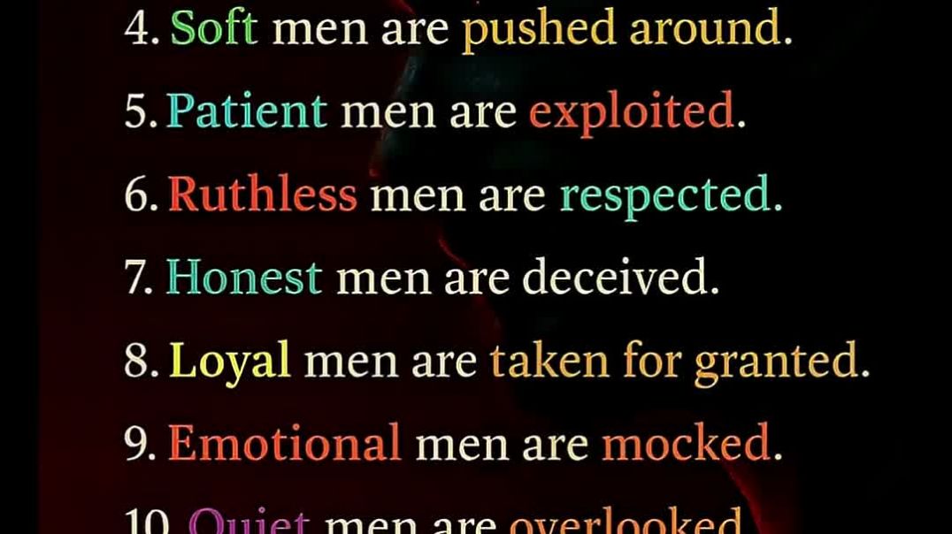 10 Brutal Truths Every Man Must Accept to Survive in Today’s World