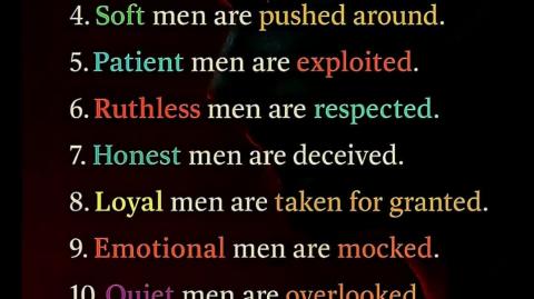 10 Brutal Truths Every Man Must Accept to Survive in Today’s World