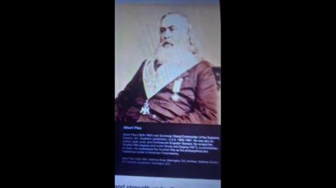 Donald Trump puts up back 33rd Degree Freemason Satanists Albert Pike Statue in Washington D.C quietly to usher in his Luciferian Agenda Morals and Dogma wake up share