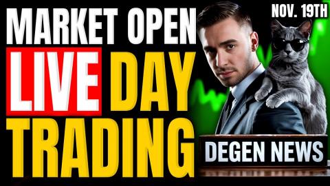 BUCKLE UP! FOMC Minutes, NVDA Earnings & VIX Expiration || Live Trading