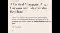 A Political Menagerie: Aryan Unicorns and Extraterrestrial Reptilians (Jeffrey Nyquist - November 15, 2025)