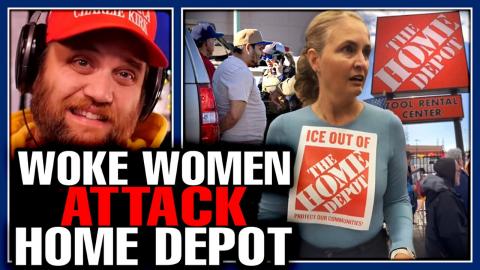Home Depot Stormed By Woke Women & They Get Laughed Out Of Building For Defending Illegals!